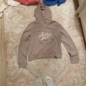 Aero East Coast Hoodie in Taupe